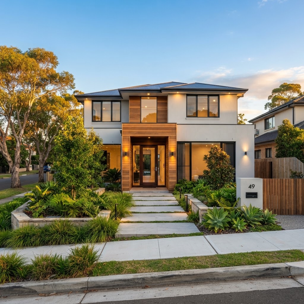 Facade renovation in Sydney