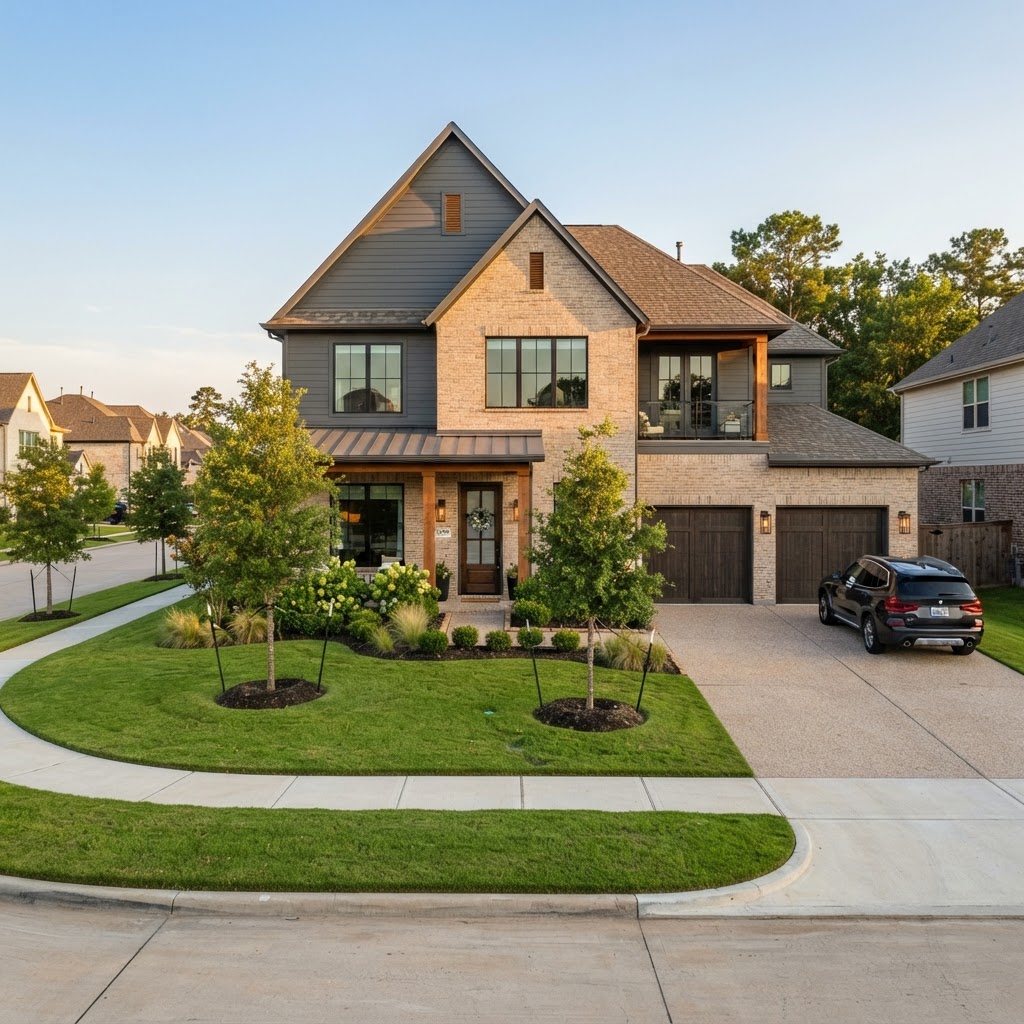 New construction home in a Houston master-planned community