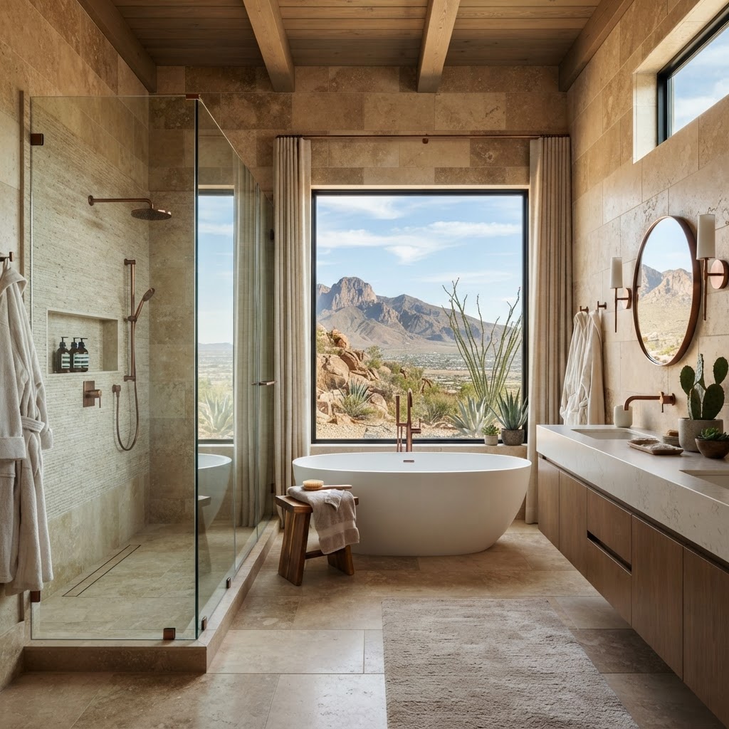 Spa Bathroom Retreat — Bathroom Remodel in El Paso, TX