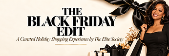 The Black Friday Edit banner