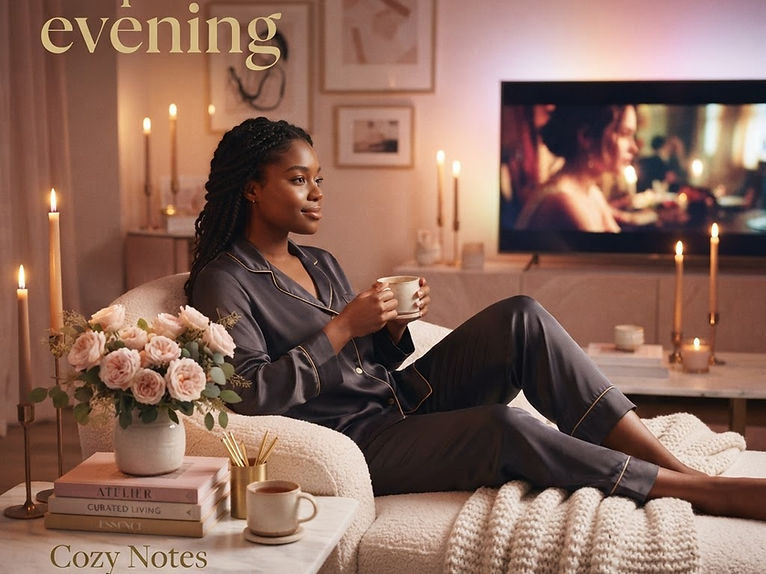 A cozy evening watching TES programming