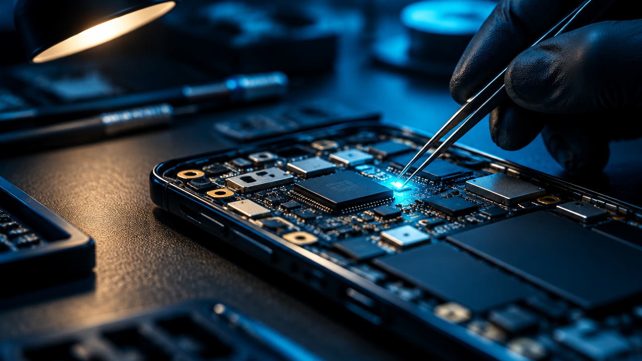 Precision electronics repair at TBS Electronics & Repairs