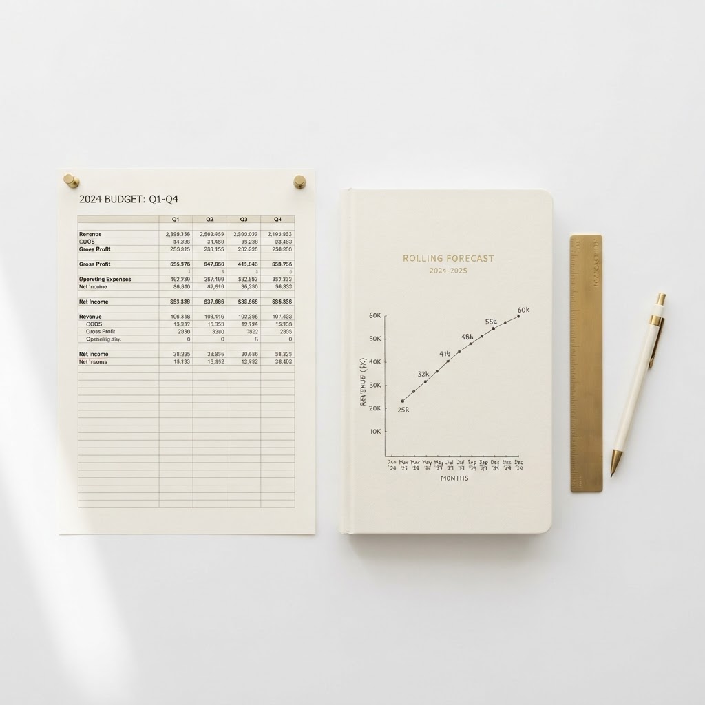 Static budget, rolling forecast, or both