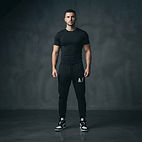 Performance Joggers — Black — Front