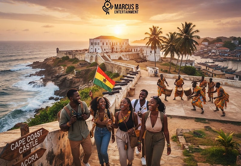 Discover Ghana 2027 Tour promotional artwork