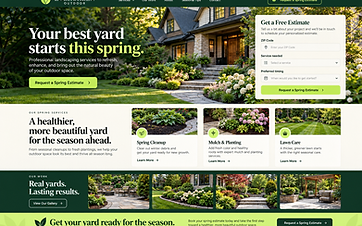Landscaping Seasonal Campaign — Landscaping concept project