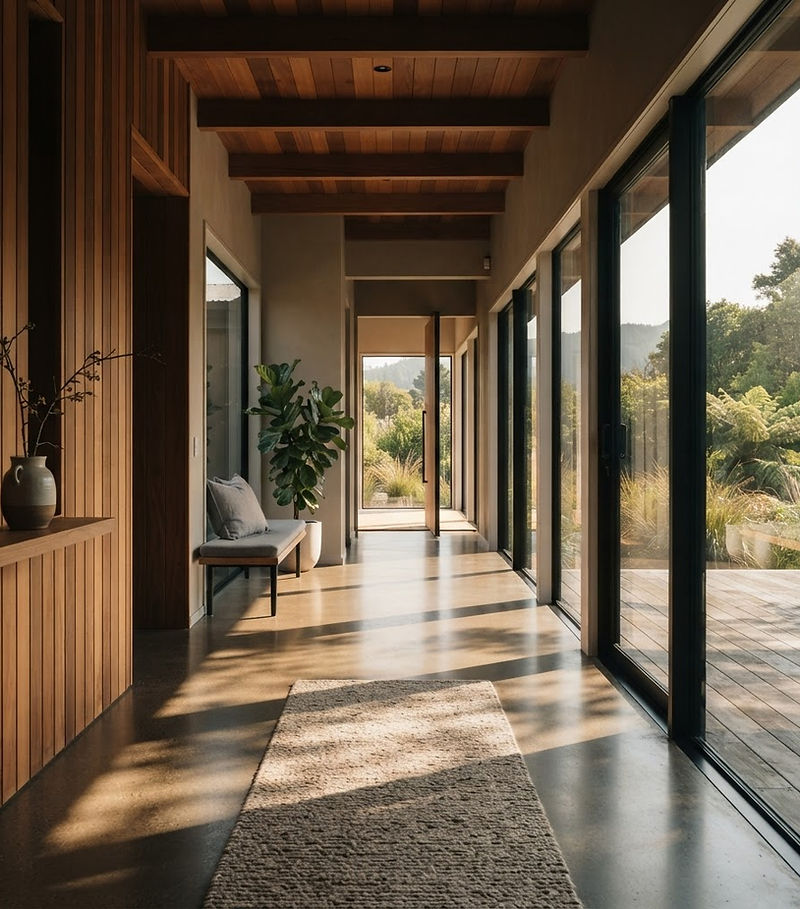 Modern New Zealand home interior, representing homes financed for Taranaki clients
