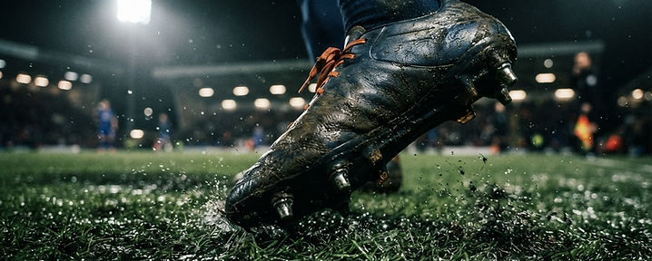 Cancha de fútbol 5 iluminada de noche