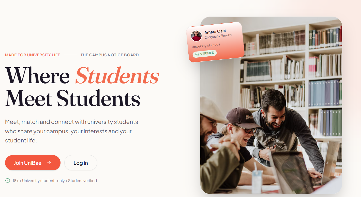 UniBae — University Student Dating Platform