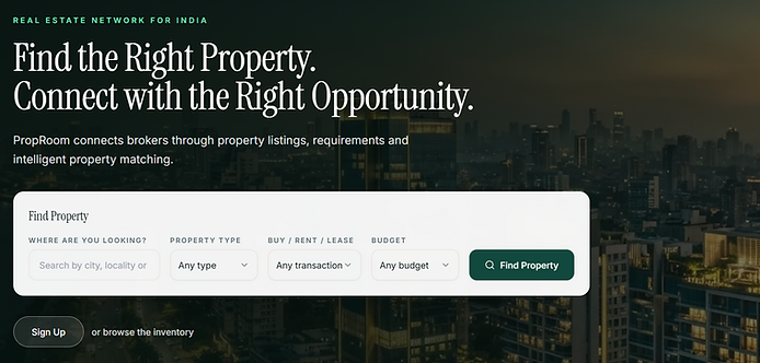 ProProom — PropTech / Real Estate