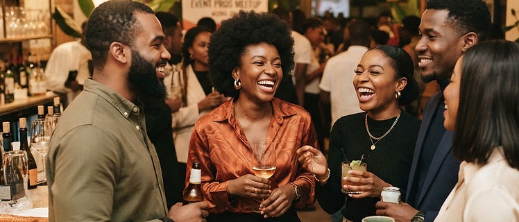 Event Boss community members connecting in person