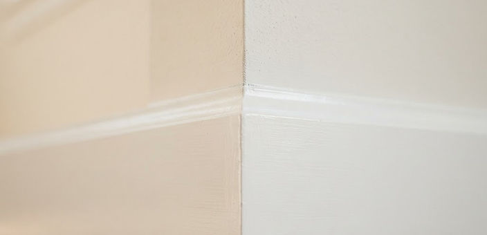 Hand-pulled cut line detail