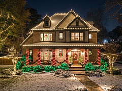 Full Home Display — holiday lighting design inspiration