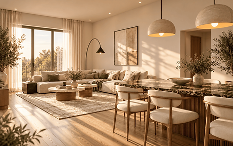 Interior of a ZOYA N°15 apartment