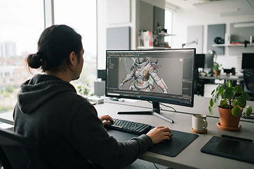 3D Modelling & Blender — illustrative image