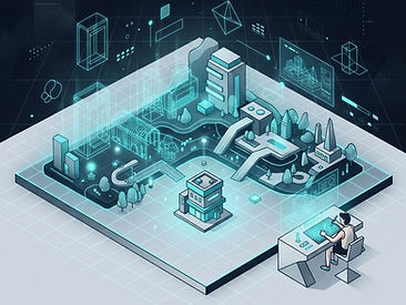 3D & Digital Worlds — illustration