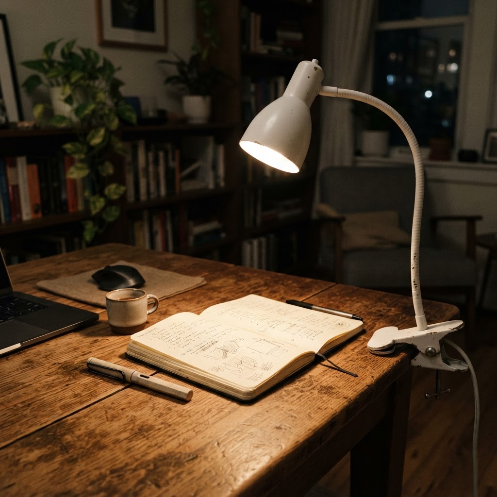 GlowArm Clamp Desk Lamp