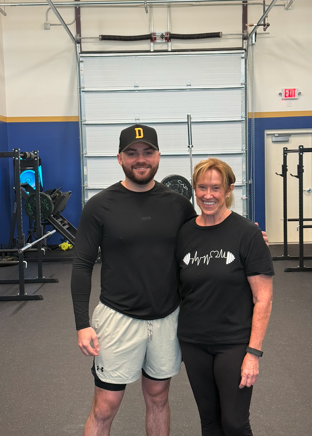 A coach and client at The Lab — a quiet, private coaching floor in Georgetown, TX