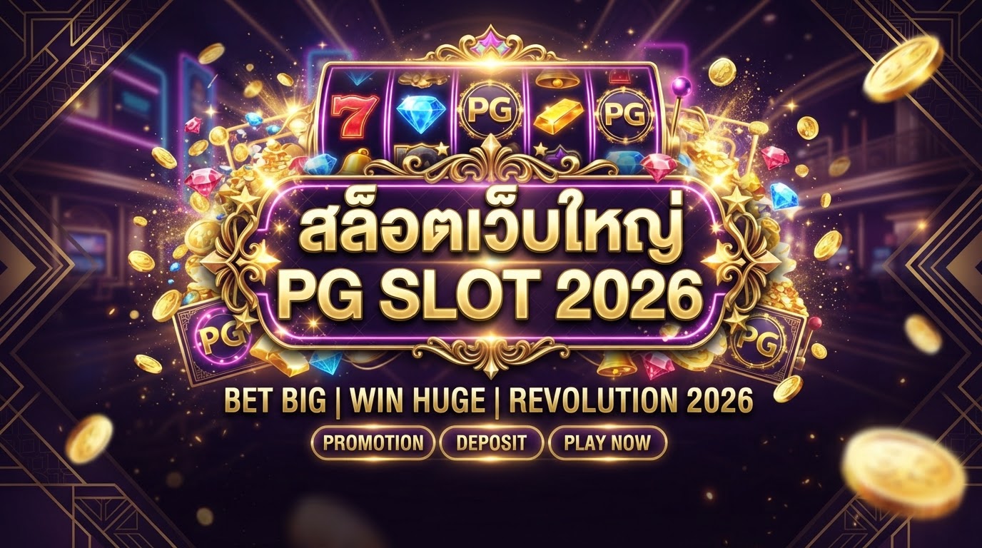 สล็อตเว็บใหญ่ PG SLOT ลิขสิทธิ์แท้ 100% ปรับอัตราชนะสูง 2026