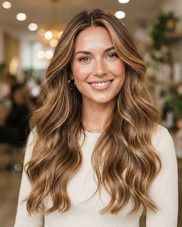 Balayage miel et ondes