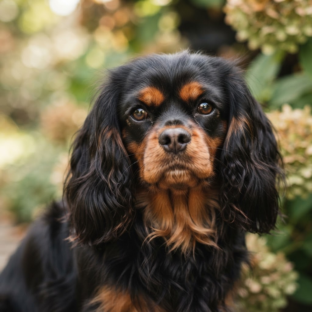 Remy, a Black & Tan Cavalier King Charles Spaniel