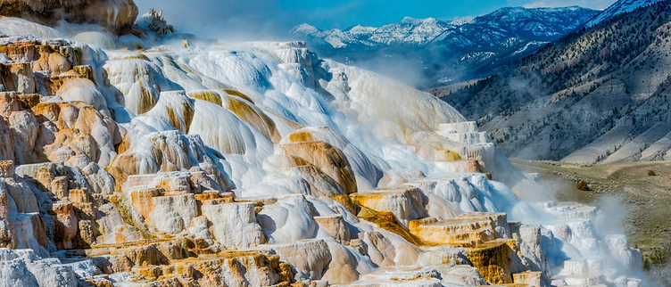 Yellowstone National Park, Mammoth Hot Springs, Montana