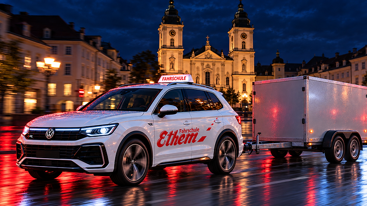 Klasse BE – Pkw mit Anhänger – Führerscheinklasse BE bei der Fahrschule Ethem Ludwigsburg