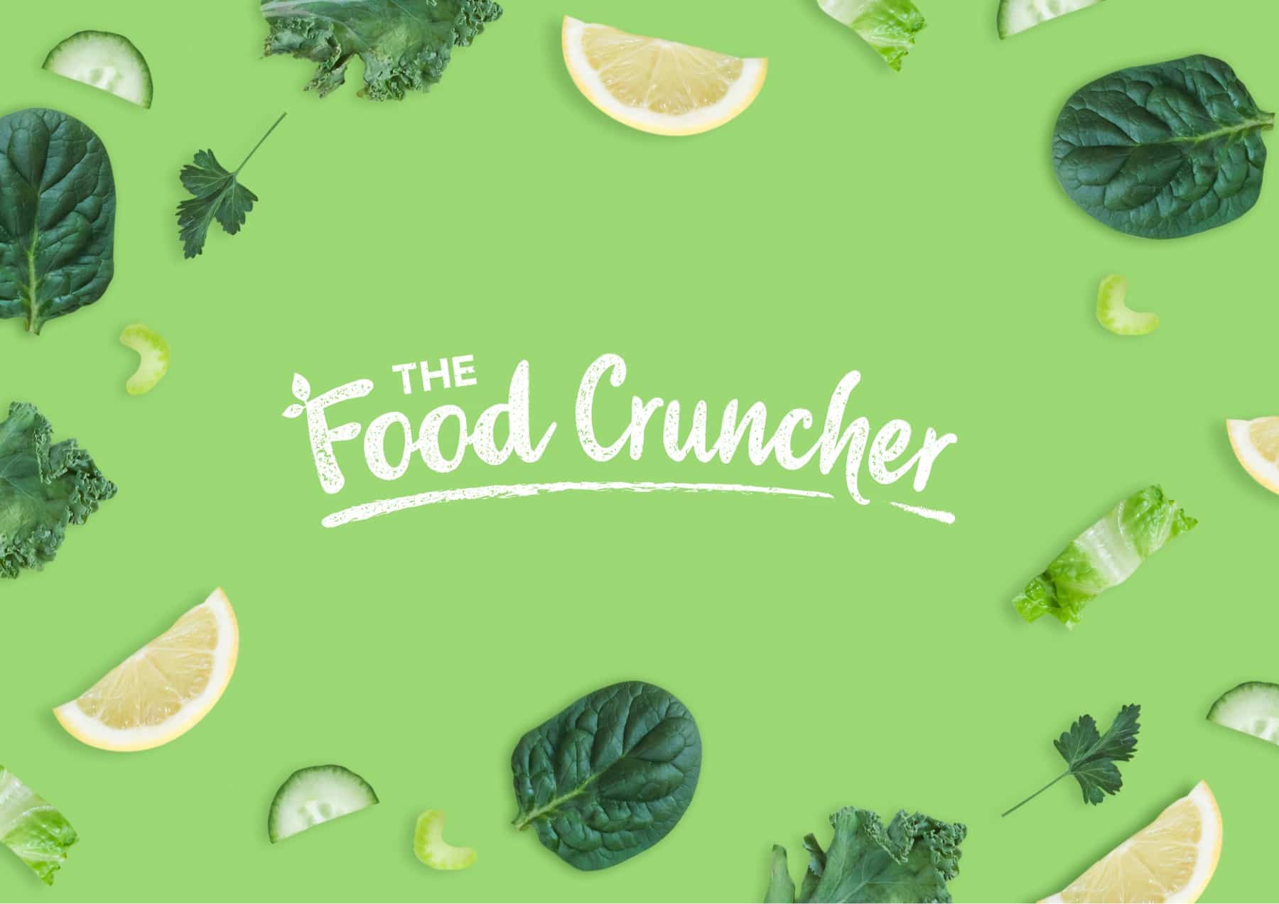 The logo created for The Food Cruncher.