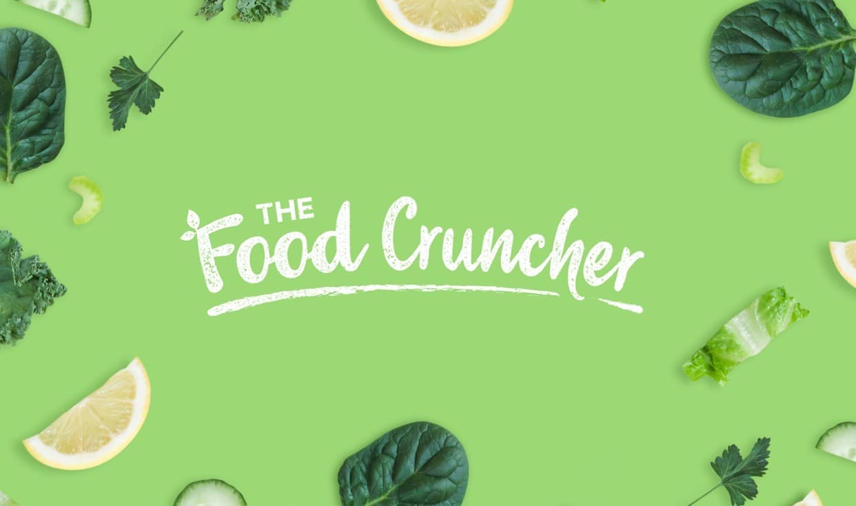The main project image for The Food Cruncher website and brand project.