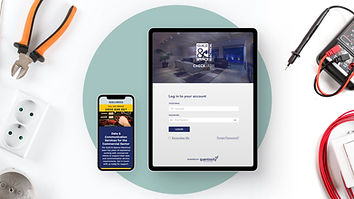 The main project image for the Guild & Spence Electrical software and website project.