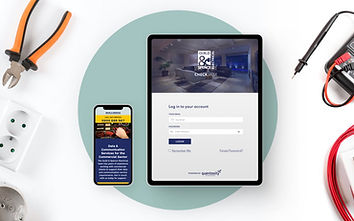 The main project image for the Guild & Spence Electrical software and website project.