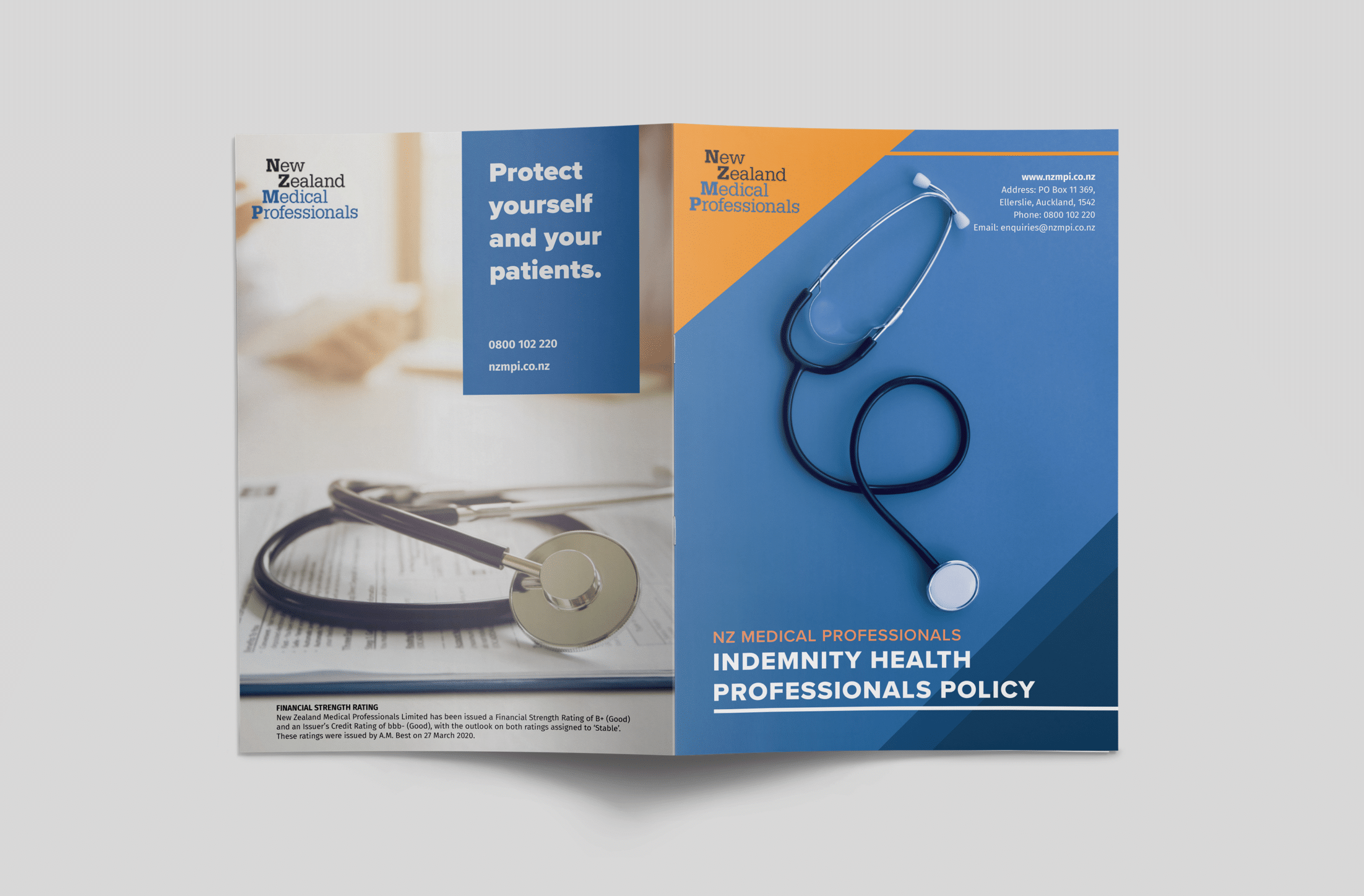 Printed material designed for NZMPI.