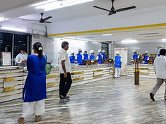 Our serving team at a hall buffet – Namma Meenambiga Caterers, Chennai