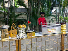 Chaat and pani puri counter – Namma Meenambiga Caterers, Chennai