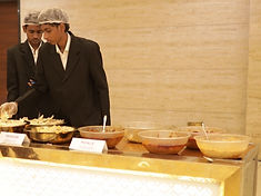 Papadam and pickle counter – Namma Meenambiga Caterers, Chennai