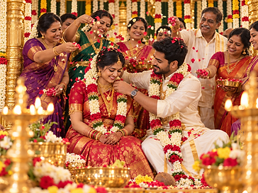 Wedding muhurtham banana-leaf feast
