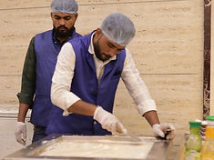 Live ice cream counter – Namma Meenambiga Caterers, Chennai