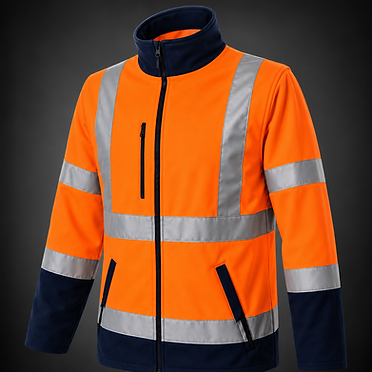 ProfiWear — Lot 184 — 258 orange/navy high-visibility softshell jackets with detachable sleeves