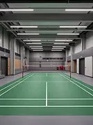 Concept visualisation: sports interior with flooring