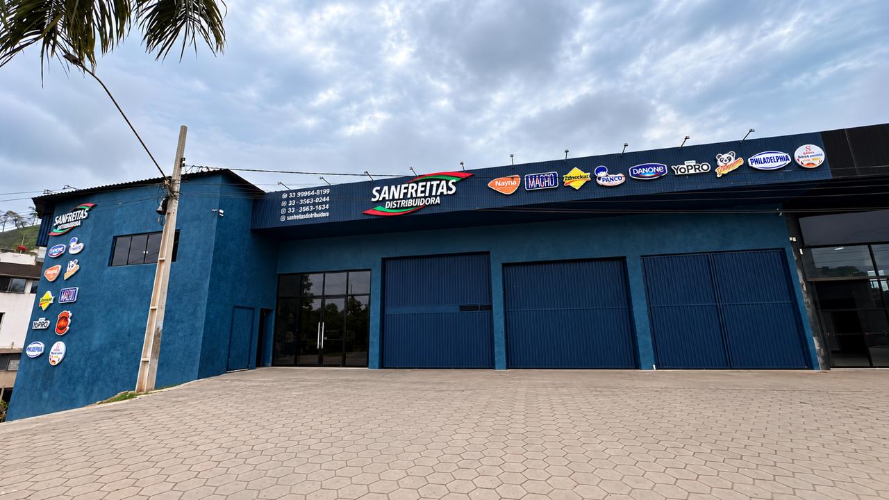 Fachada da Sanfreitas Distribuidora