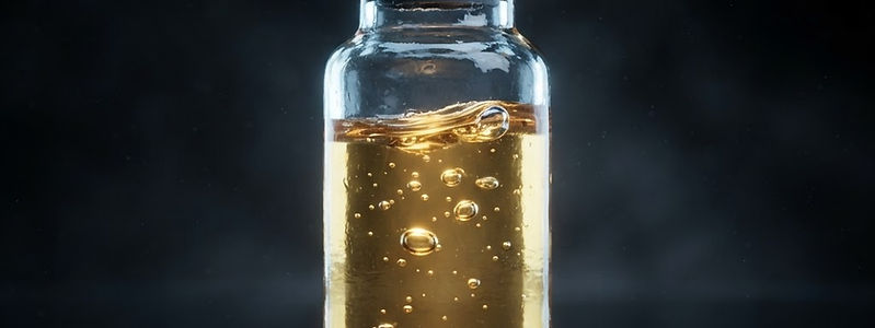 Macro render of a regenerative product vial