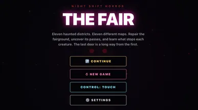 The Horror Fair template preview
