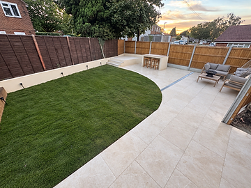 Rear Garden Transformation — Garden Transformations in Rainham, completed by Kent Building Contractors