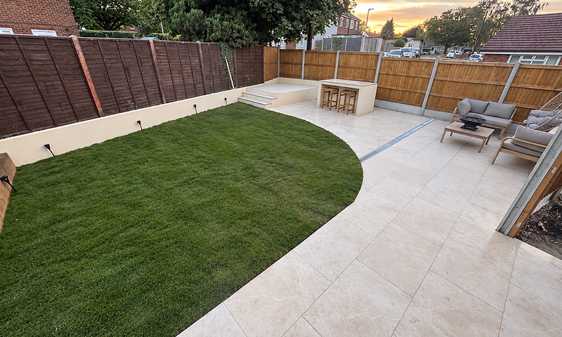 Rear Garden Transformation — Garden Transformations in Rainham, by Kent Building Contractors