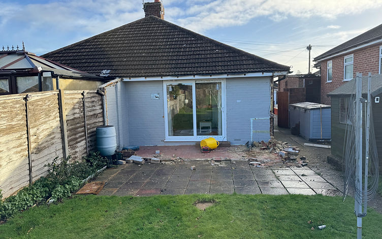 Single-Storey Rear Extension in Rainham — photograph 1 by Kent Building Contractors