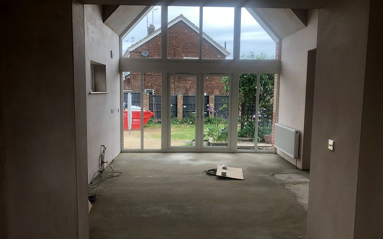 Chalet Bungalow New Build in Rainham — photograph 7 by Kent Building Contractors