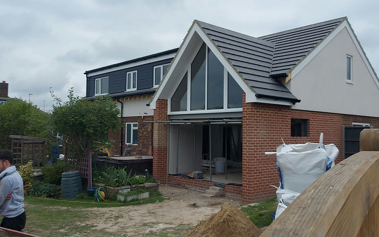 Chalet Bungalow New Build in Rainham — photograph 8 by Kent Building Contractors