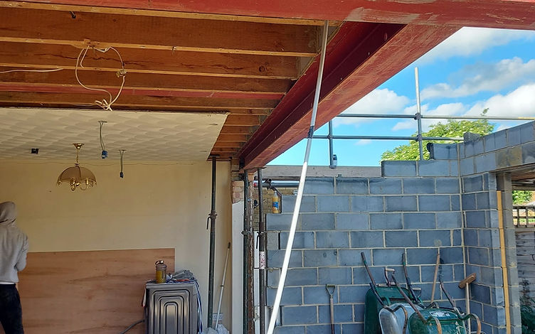 Open-Plan Kitchen & Dining Conversion in Rainham — photograph 4 by Kent Building Contractors