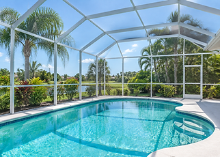 Exterior cleaning in Deltona, FL: illustrative pool enclosure cleaning subject for a residential property