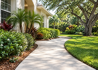Exterior cleaning in Deltona, FL: illustrative concrete cleaning subject for a residential property